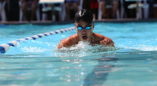 swimmer in pool
