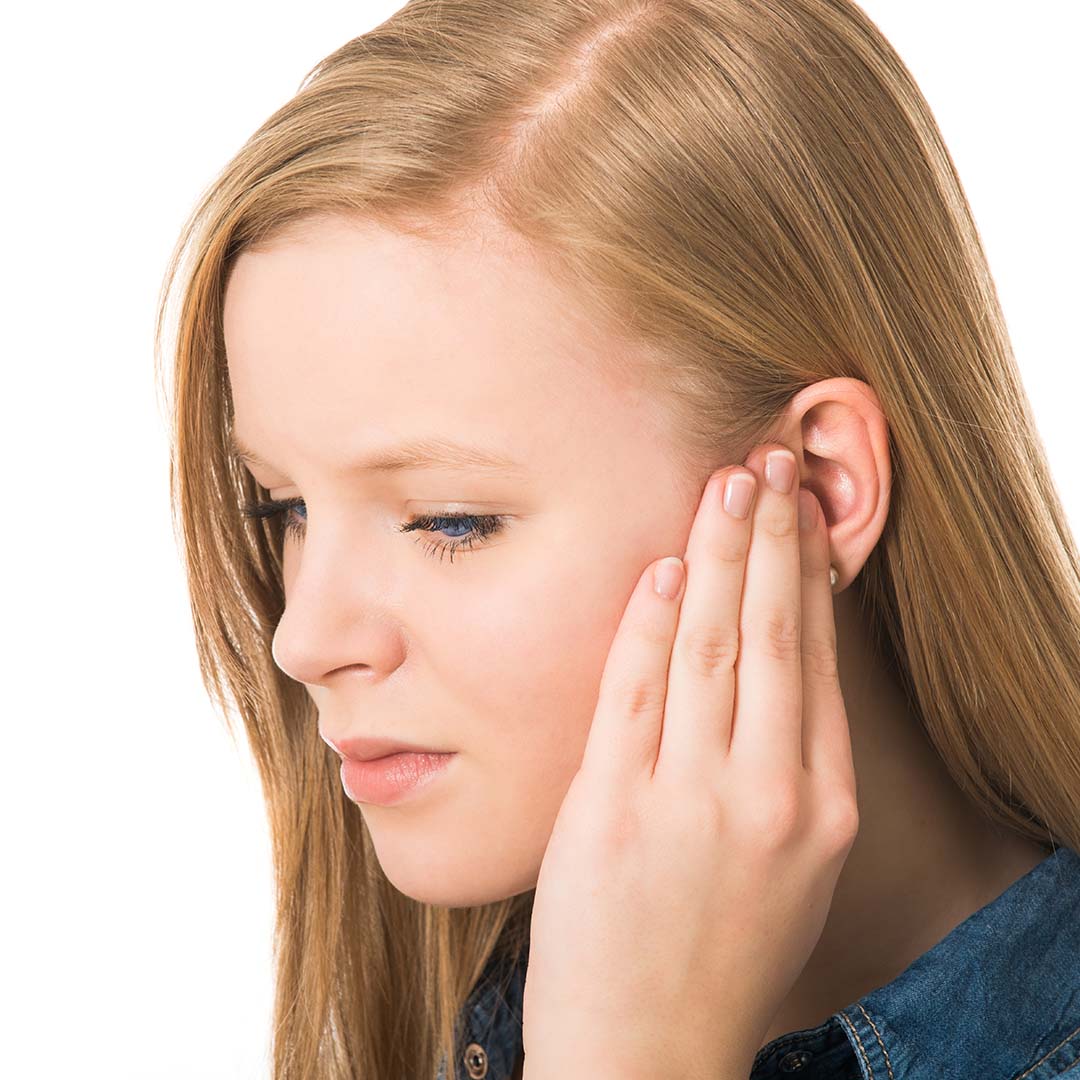 Woman needing tinnitus surgery