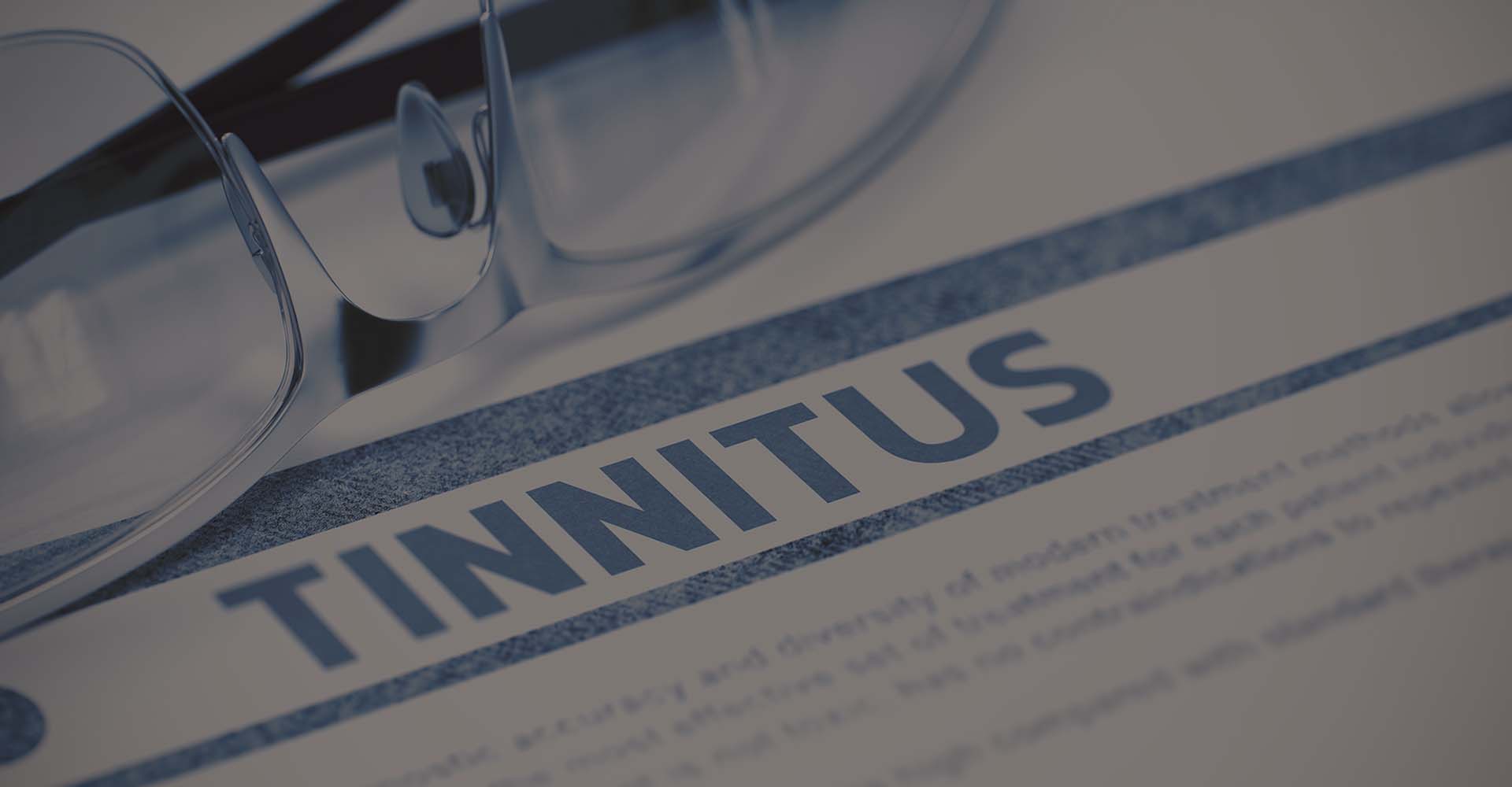A doctor's piece of paper with the word Tinnitus on the top