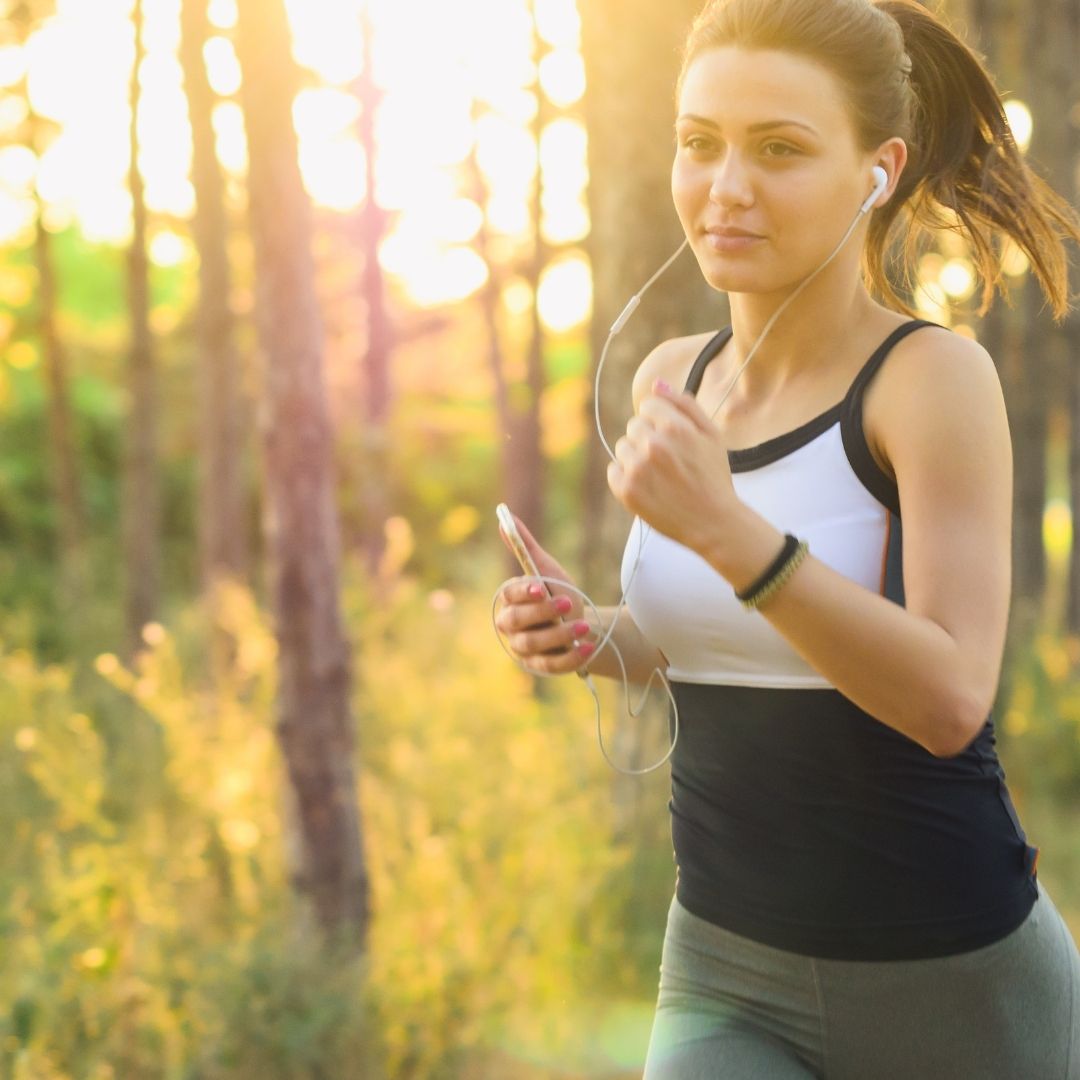 Woman running