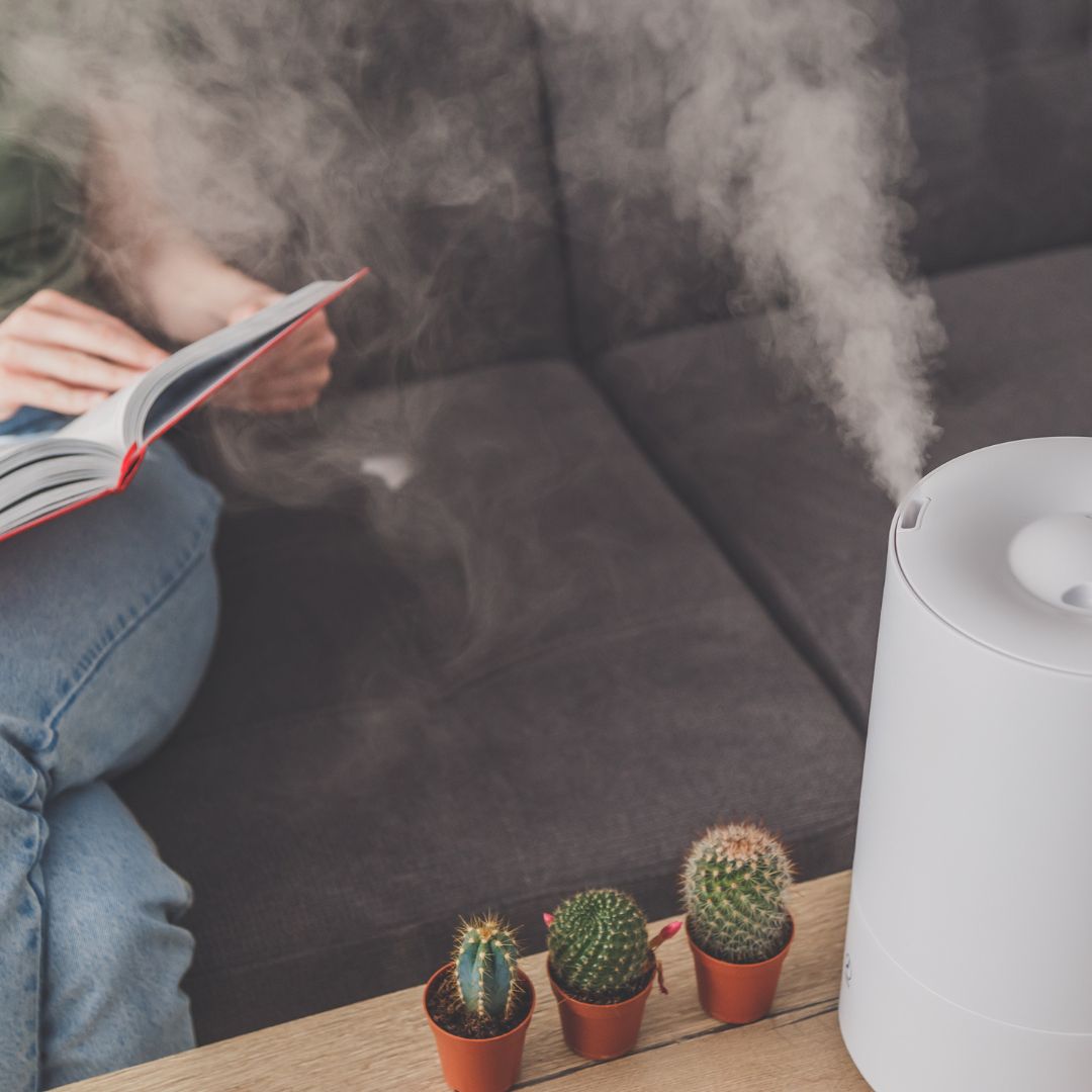 humidifier on coffee table