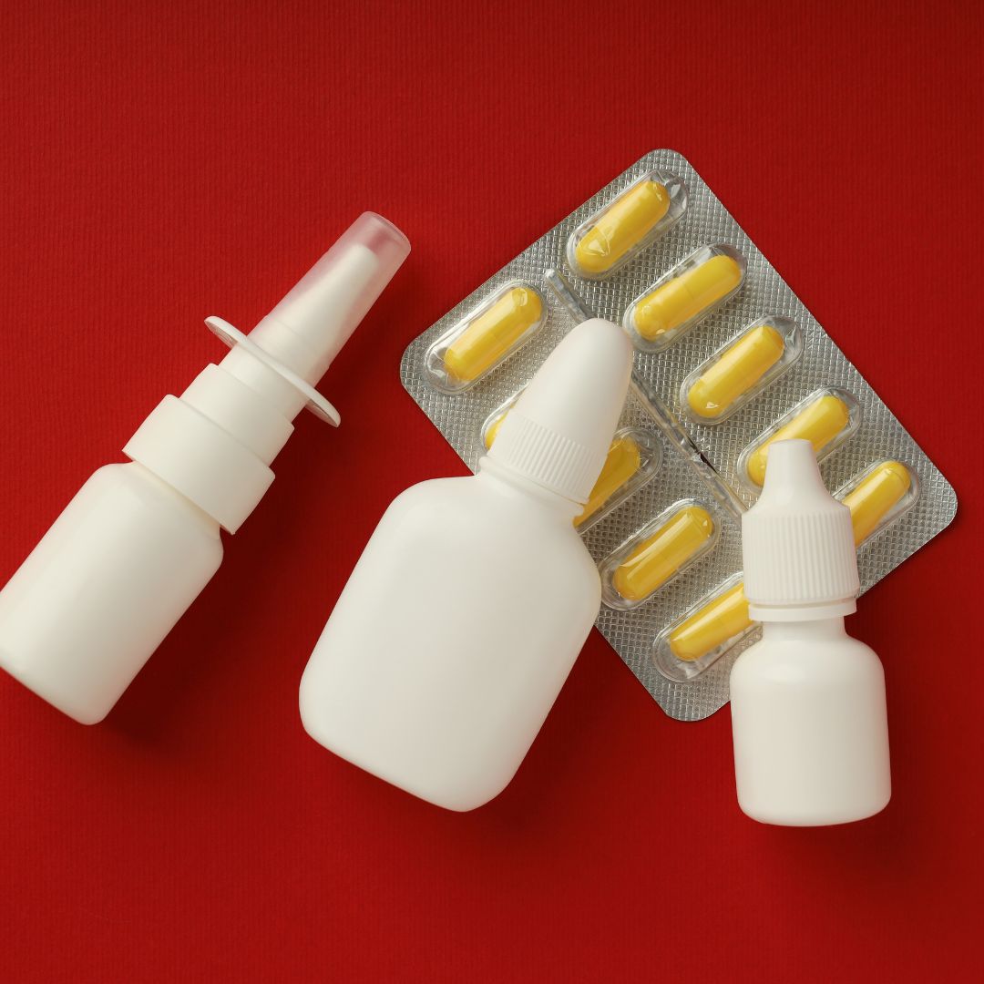 a variety of sinus medications