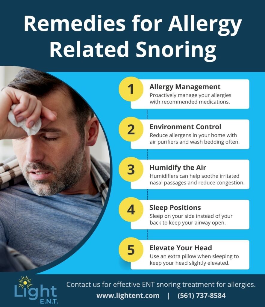 remedies for allergy related snoring